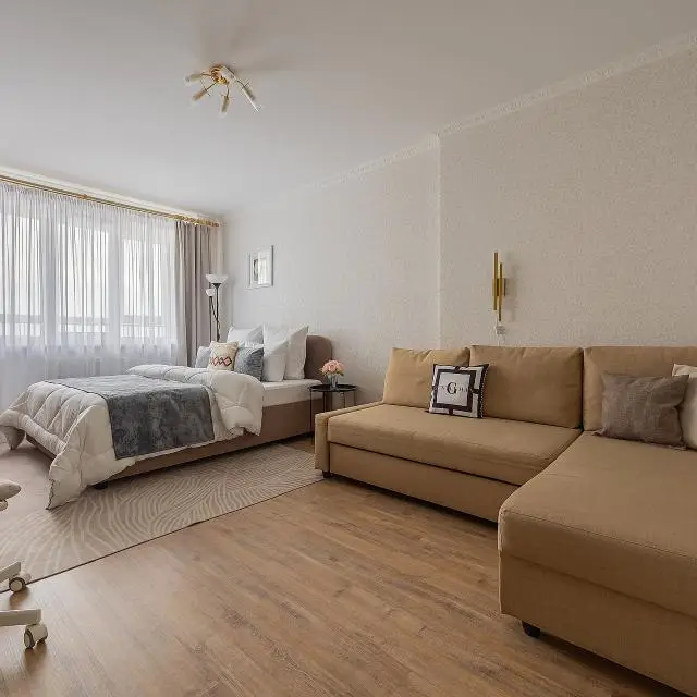 Real photos of Otelle Apartments at 35 Krasnozdnaya Street. near Switzerland Park