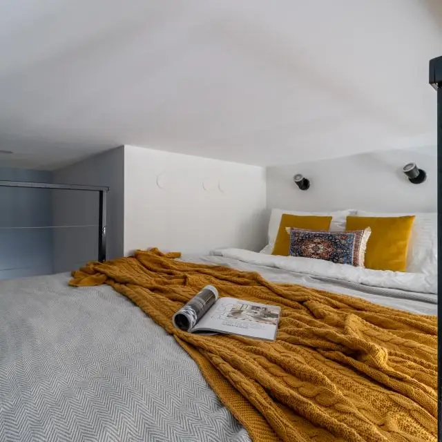 Real photos of A studio with a European character and a bright interior