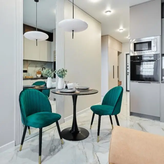 Real photos of Euro-one-bedroom apartment in the center of Rostov with a balcony