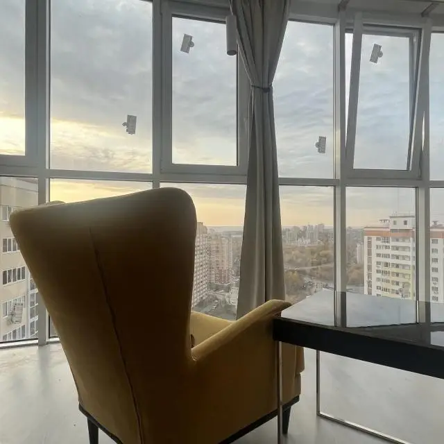 Real photos of Apartments with panoramic windows and city views