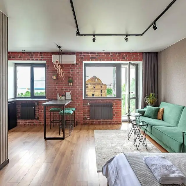 Реальные фото Апартаменты Лофт с видом на Панораму и Волгу