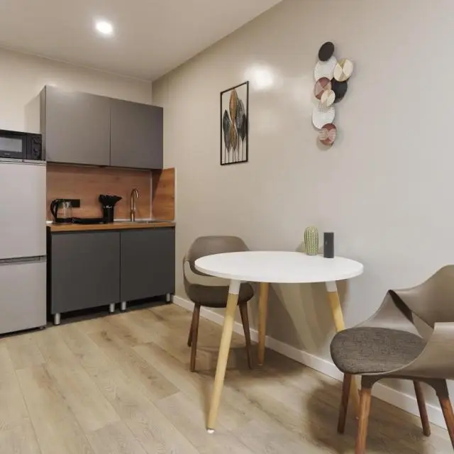 Real photos of MOKO Apartments at 20 Novoostapovskaya Street 
