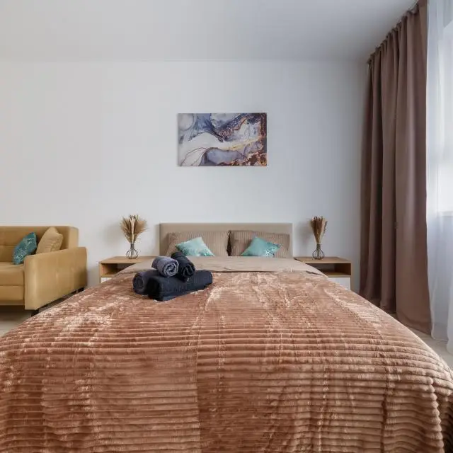 Real photos of Bright one-bedroom apartment with European renovation