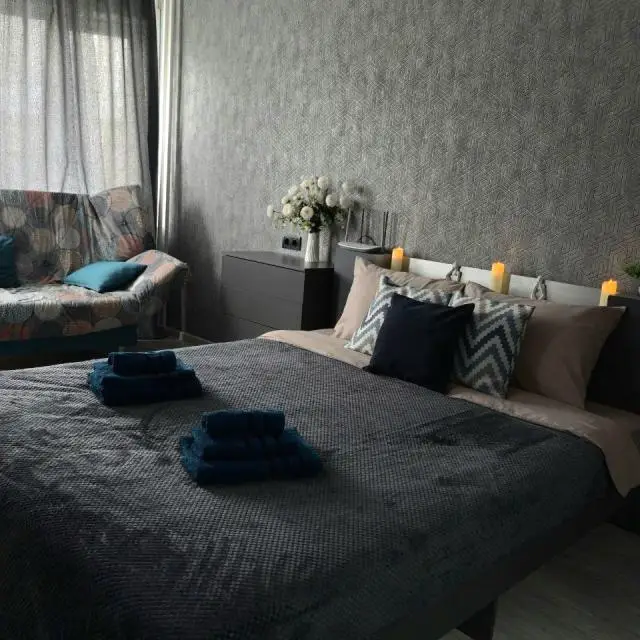 Real photos of 1-room apartment for daily rent in Angarsk, 7 mkr | Interior design | Contactless check-in 24/7 | Accounting documents for business travelers