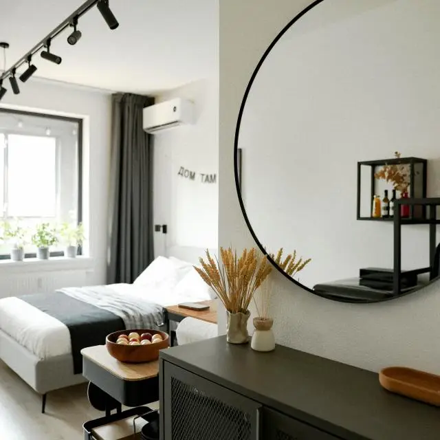 Real photos of Smart studio near the Staraya Derevnya metro station