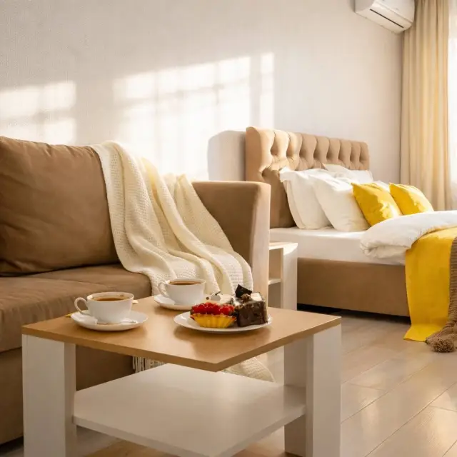 Real photos of 5 star apartments on Gagkaeva Street