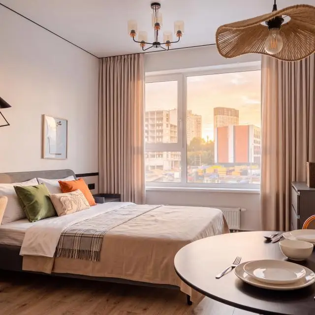 Real photos of SOVA Cozy studio in the Depot residential complex