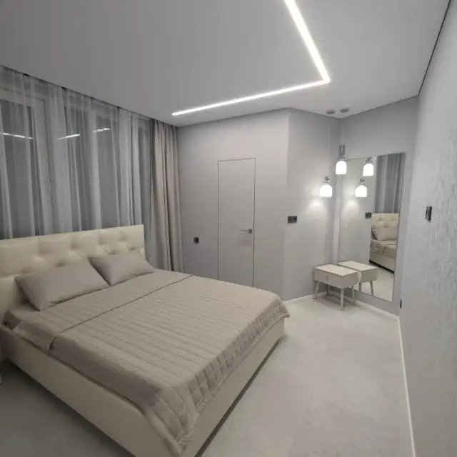 Real photos of 2-room apartment with sea view in the center