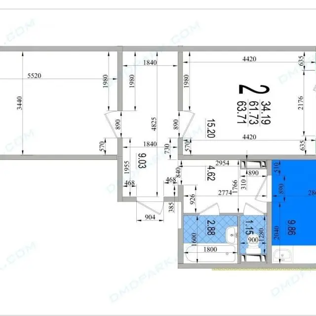 Real photos of Apartments on Baulinskaya street 12
