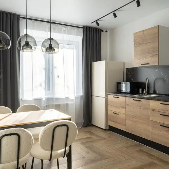 Реальные фото Апартаменты Monochrome от сети Good Vibes Apartments