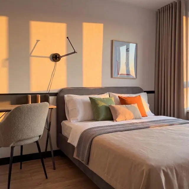 Real photos of SOVA Cozy studio in the Depot residential complex