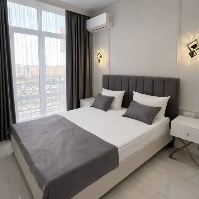 Real photos of 5 star apartments on Astana Kesaeva street 44B building 3