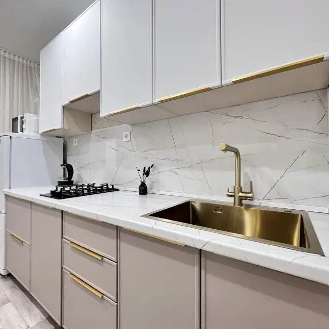 Real photos of Modern 2-room apartment from IP Marat House on Lenin St., 141B