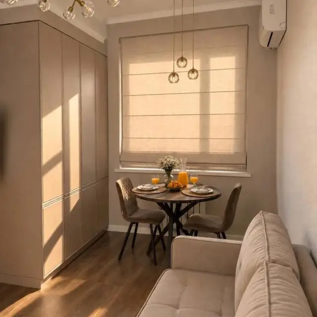 Real photos of The apartment is decorated in bright colors from the Juls Apart company