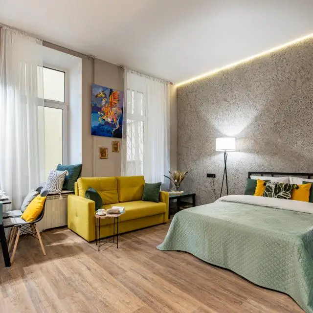 Реальные фото Sergeew Apartments Бородинская 2/86