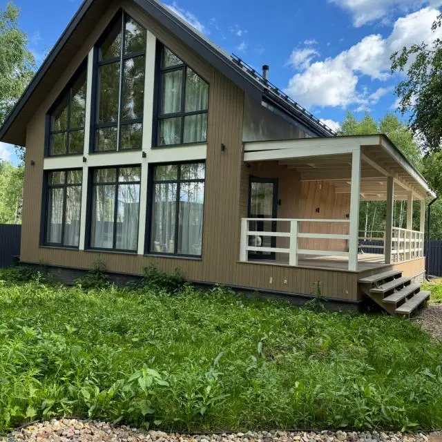 Real photos of A new author's house with a Finnish sauna
