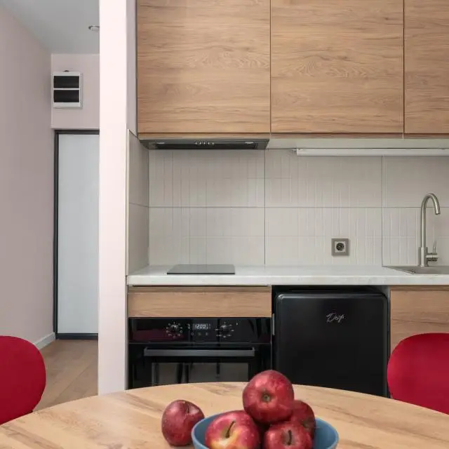 Real photos of Lapis Lazuli apartment in the residential complex Yablonevy
