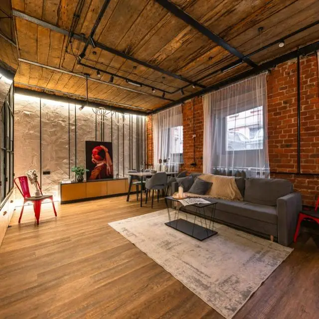 Real photos of FlatStay Design studio for 6 people in the center of St. Petersburg