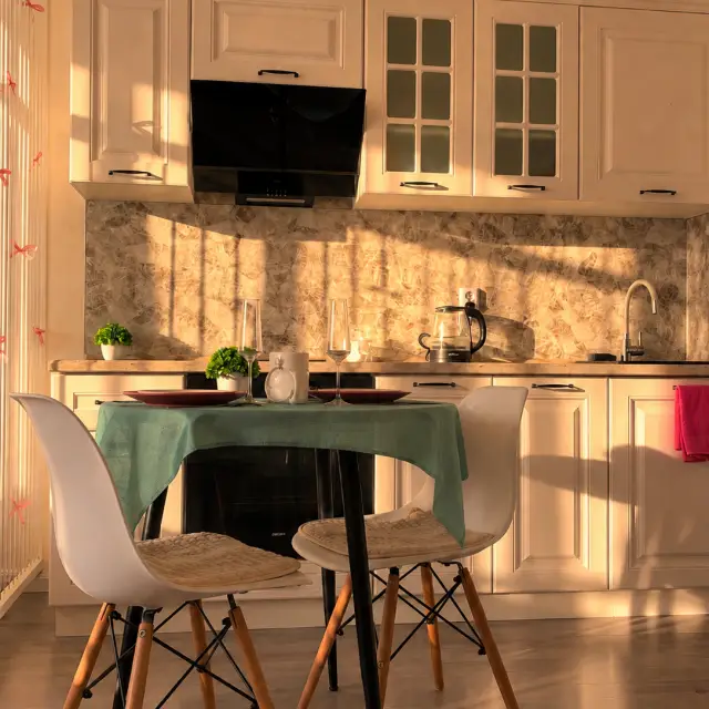 Real photos of Apartment with a view of the Neva River on Pervykh street 2 k1