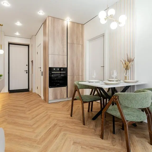 Real photos of Designer 1-room apartment with a projector | G-Drive Arena | up to 4 guests