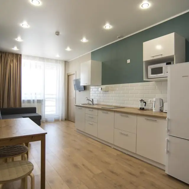 Реальные фото Апартаменты Sibgat Apartments на улице Алексея Козина 3А
