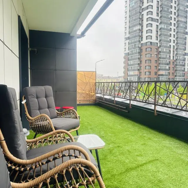 Real photos of 2-room apartment with a terrace, 3 beds