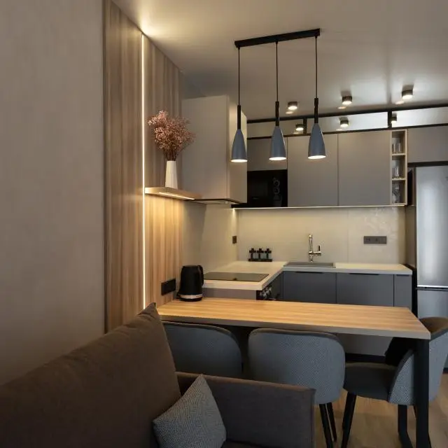 Real photos of Designer 1 bedroom apartment for 4 people in a new residential complex
